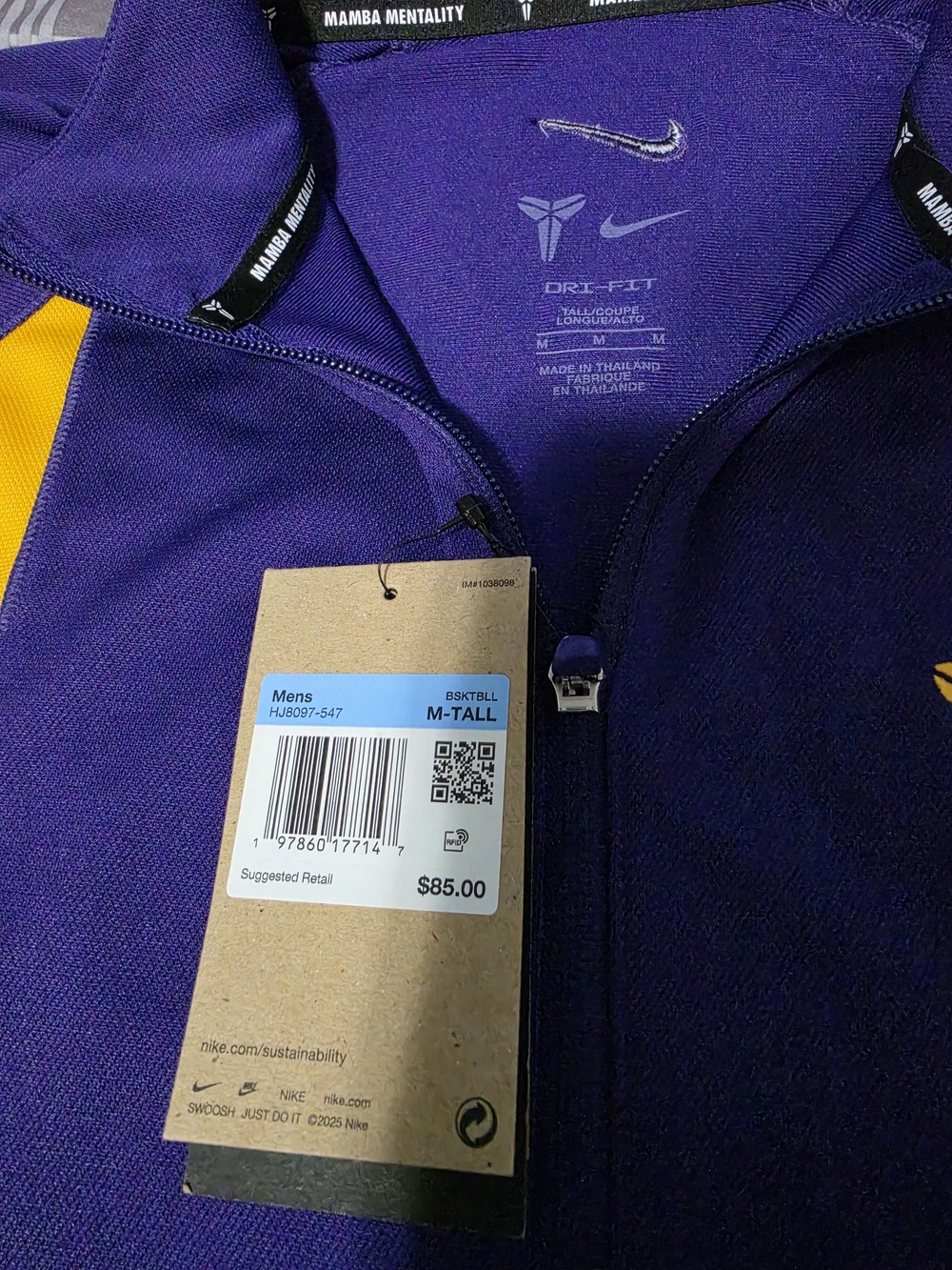Nike Kobe Jacket Sz M Tall - Picture 5 of 9